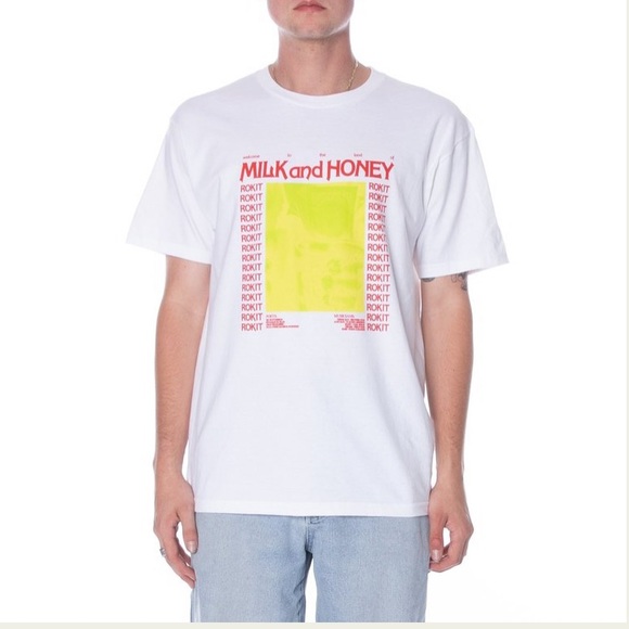 ROKIT Milk & Honey Graphic T-shirt - Picture 3 of 6